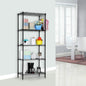 Changeable Assembly Floor Standing Carbon Steel Storage Rack Black