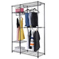 4 Tiers Clothing Storage Rack Black